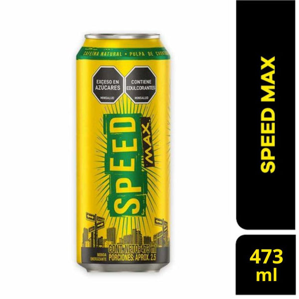 bebida energizante speed max 473ml lata